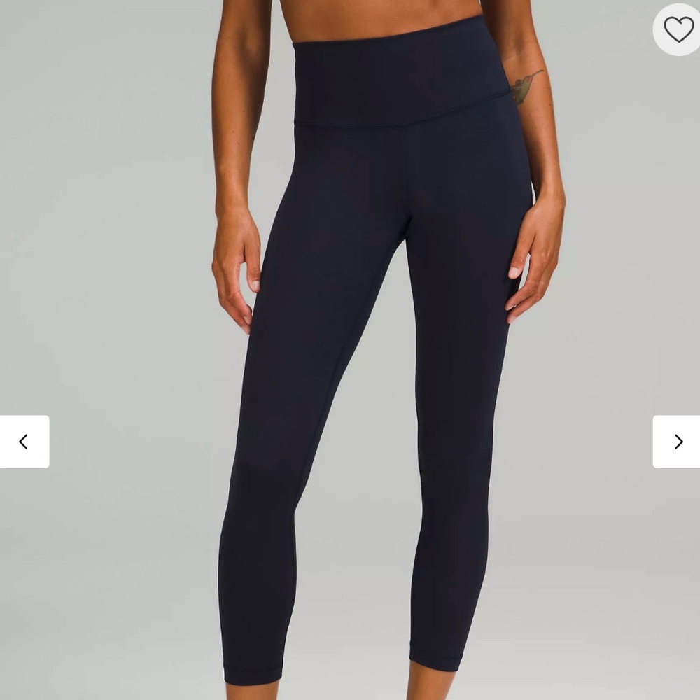 Lululemon Wunder Train High Rise Leggings 25"